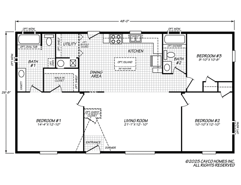 Eagle 28483S Floor Plan