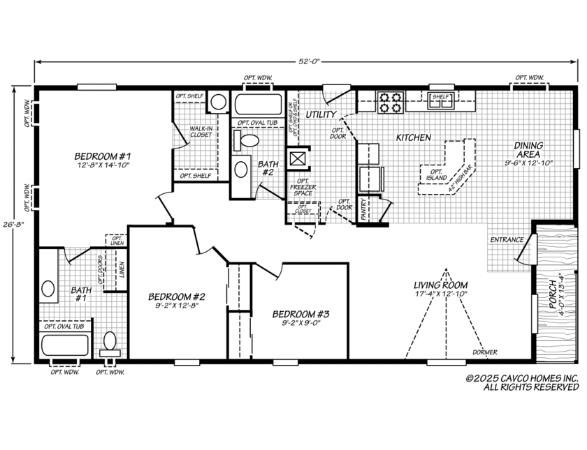 Eagle 28523P Floor Plan