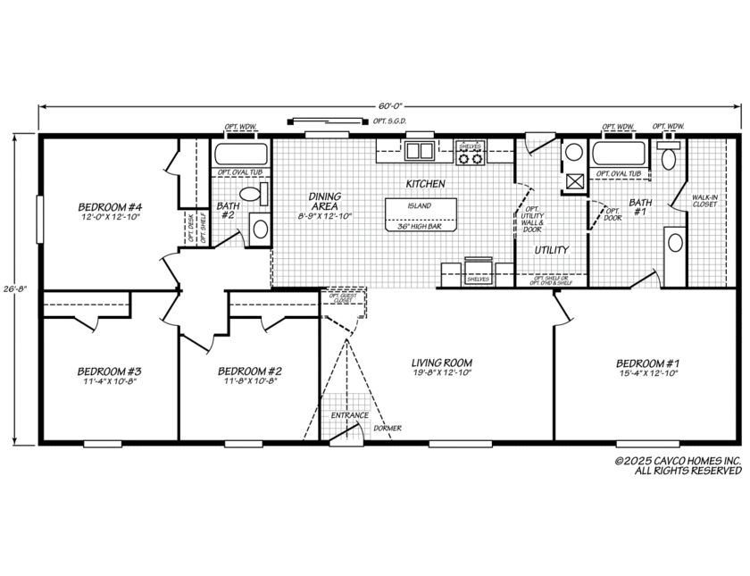 Eagle 28604S Floor Plan
