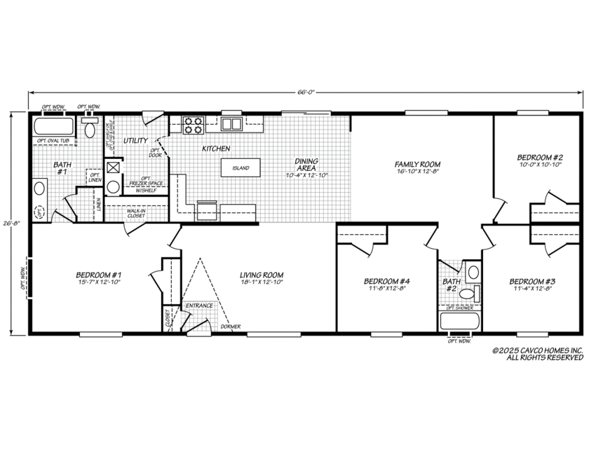 Eagle 28664S Floor Plan