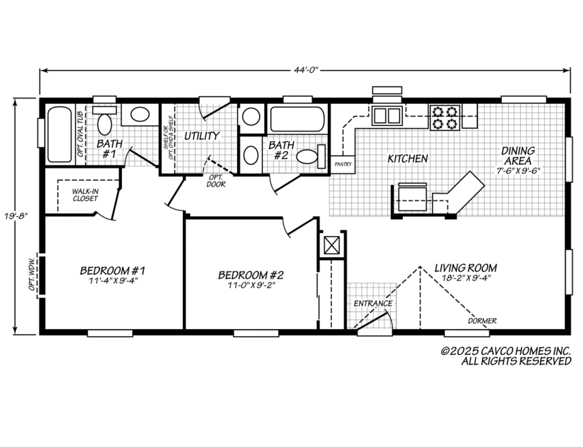 Evergreen 20442F Floor Plan