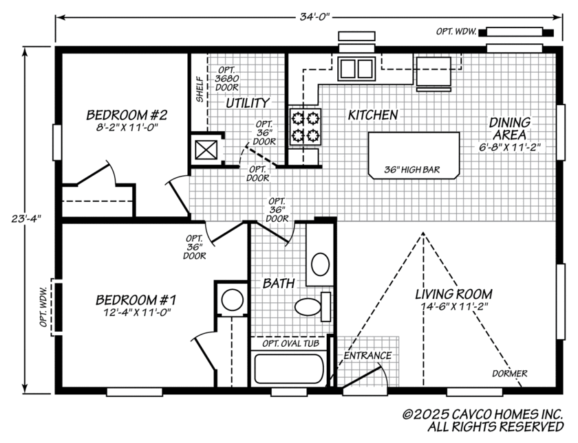 Evergreen 24342E Floor Plan