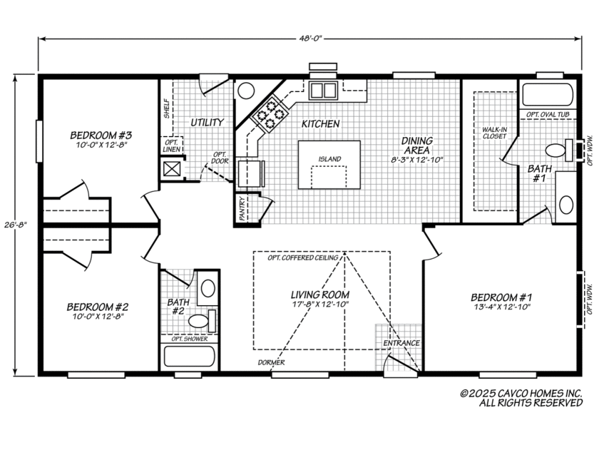 Evergreen 28483E Floor Plan