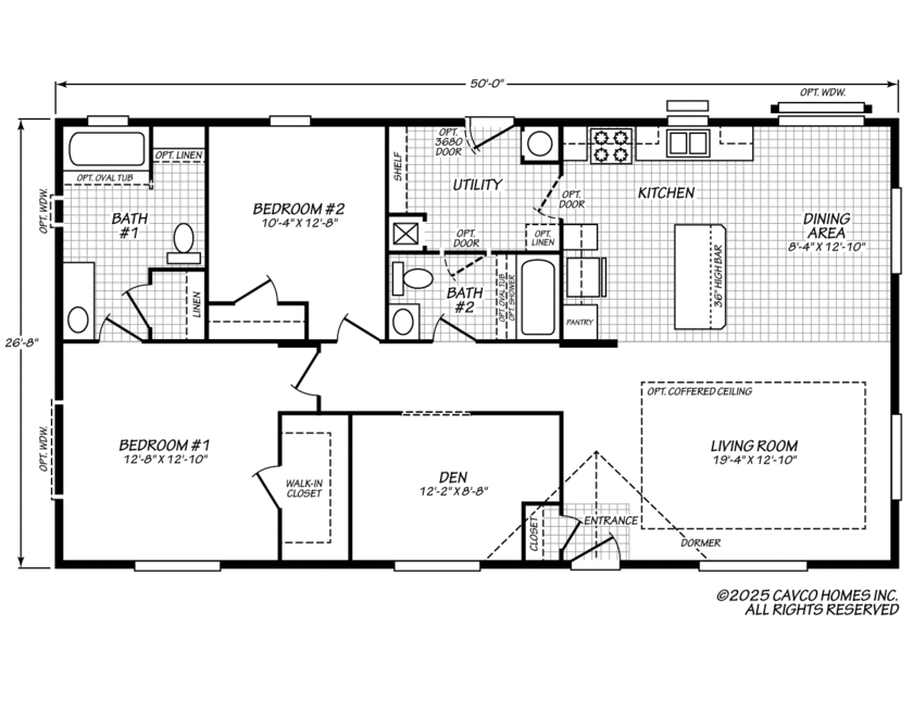Evergreen 28502E Floor Plan