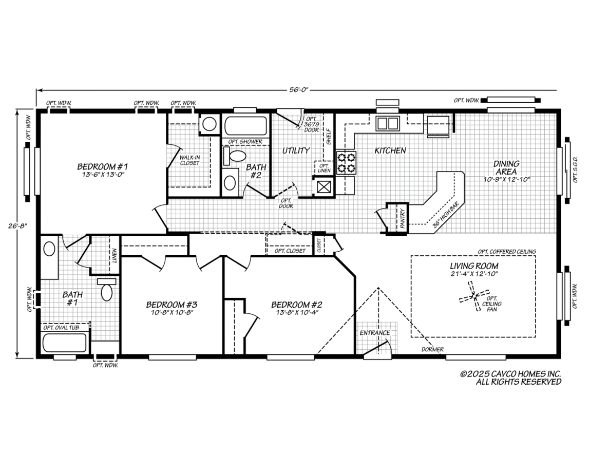 Evergreen 28563E Floor Plan