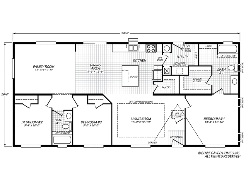 Evergreen 28583F Floor Plan