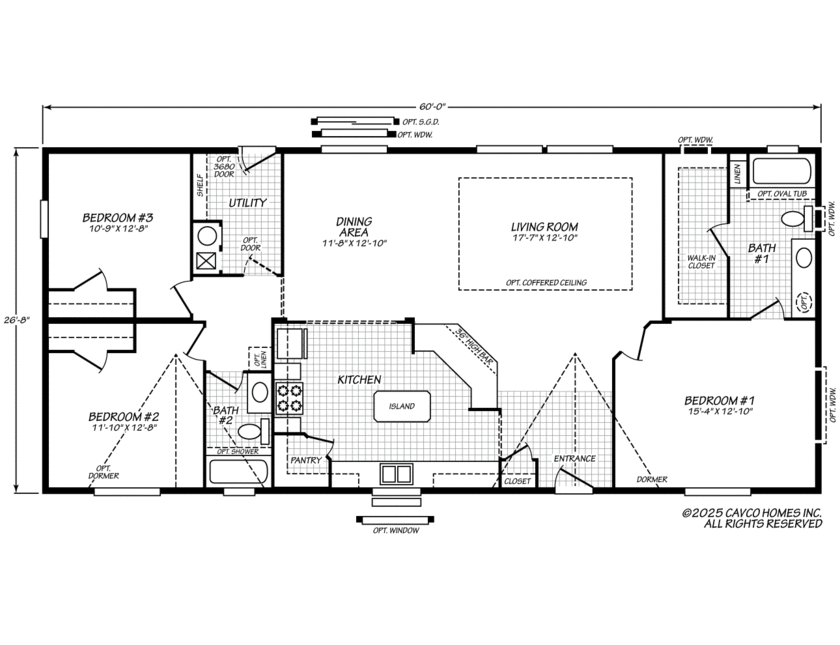 Evergreen 28603E Floor Plan