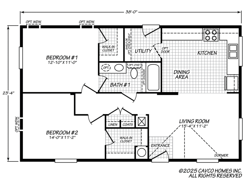 Juniper 24382R Floor Plan