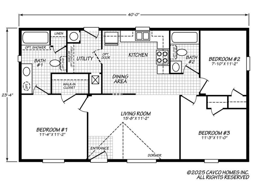 Juniper 24403R Floor Plan