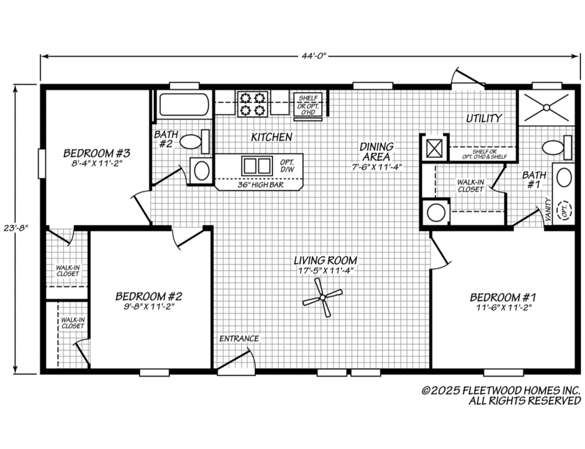 Pure 24443U Floor Plan