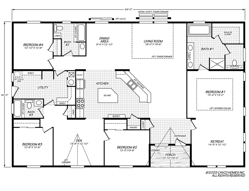 Wingate 40644G Floor Plan