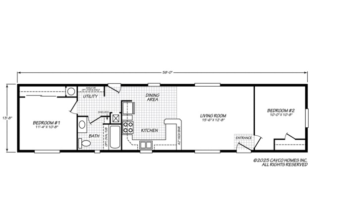 Sandpointe 14582A Floor Plan