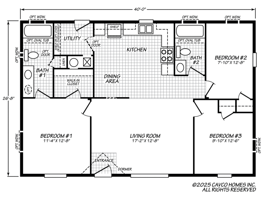 Sandpointe 28403A Floor Plan