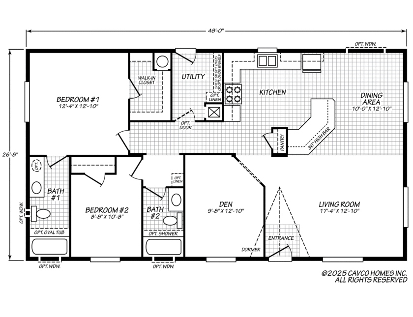 Sandpointe 28482A Floor Plan