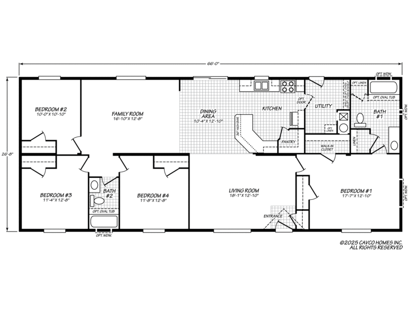 Sandpointe 28664A Floor Plan